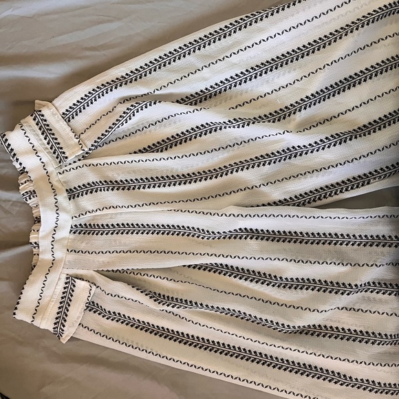 Black and white Flowey pants - Picture 2 of 3